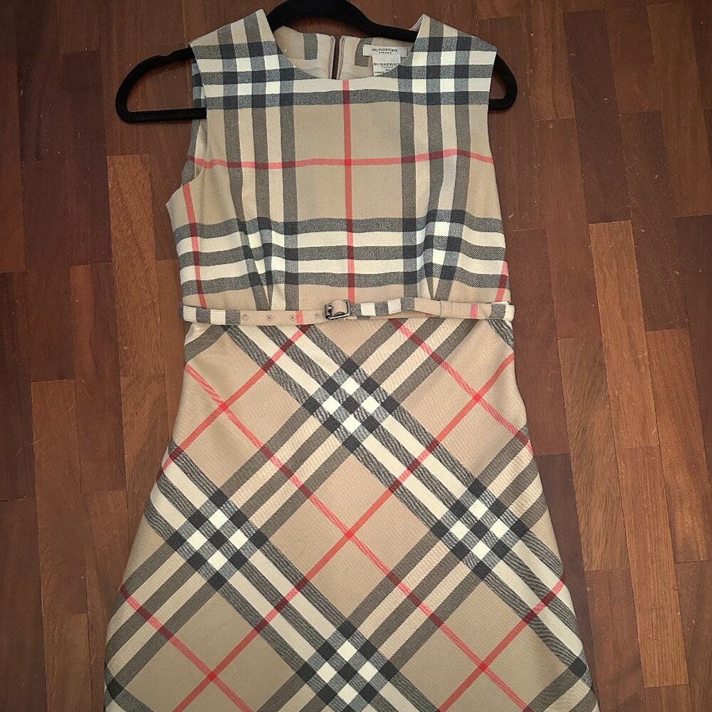 Burberry Wool Mini Dress - Size 4